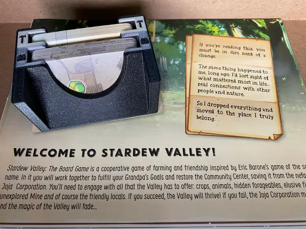 Stardew Valley Board Game Insert (Multi Color): Craft Room & Tool Card Holder