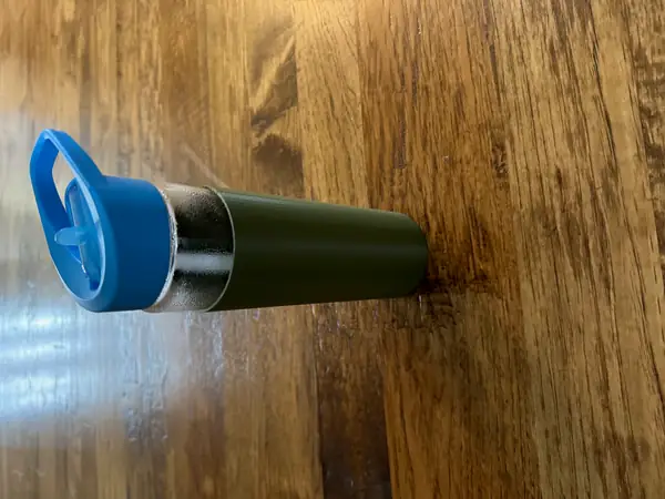 Clear Glass Water Bottle Cover