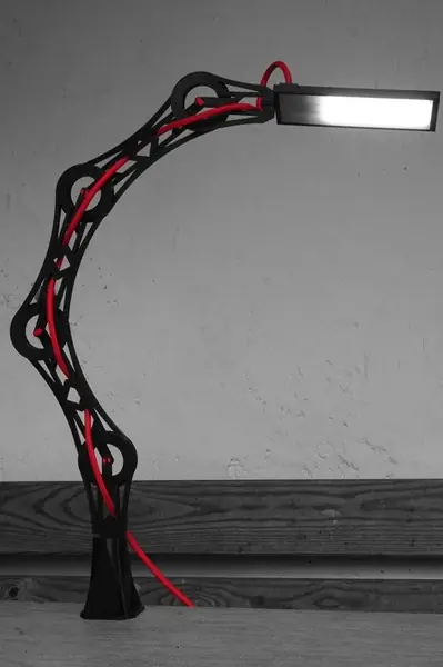 Articulating LED desk lamp