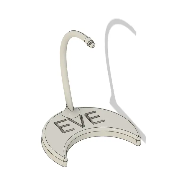 Mount for Disney EVE (from Wall-e) Toy Search 'N' Protect Eve