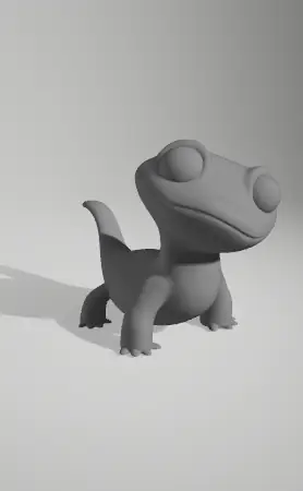 Cartoon Character Lizard