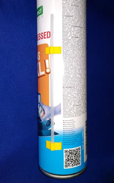 Parametrized FreeCAD glue-on spraycan tube holder