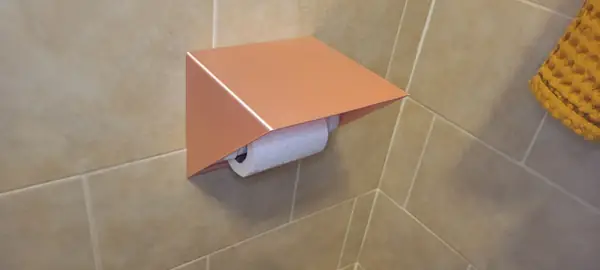 Toilet paper cover and shelf