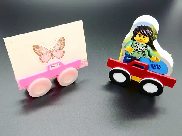 Business Card Holder - Multi Color Truck (incl. tutorial)