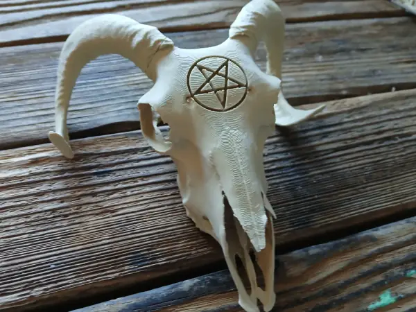 skull Baphomet