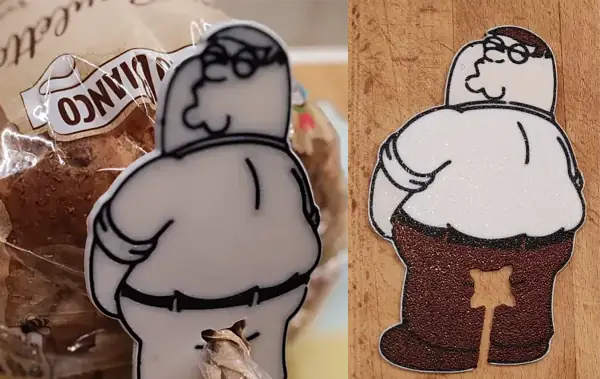ButtPals bread clip - Peter Griffin - Family guy
