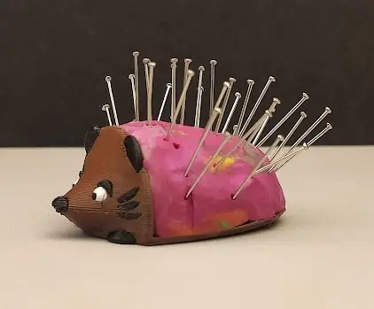 Hedgehog pincushion