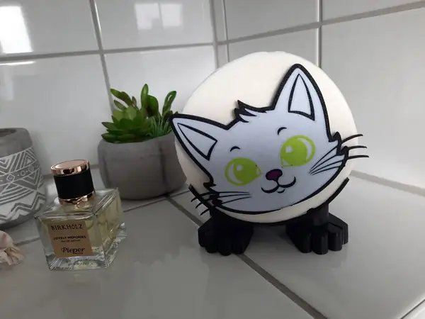 PUSSY Toilet-Cat Tissue Holder (Toilettenpapierhalter)