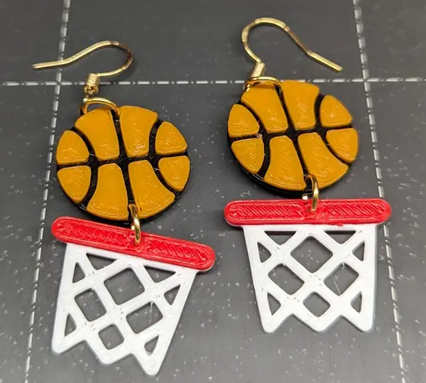 Basketball / Hoop Earrings