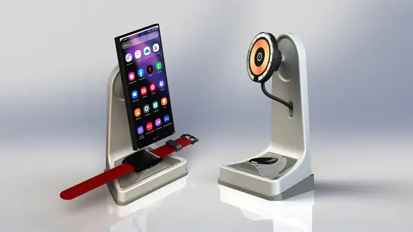 Magnetic Wireless Phone and Smart Watch Charging Stand (Apple / Samsung / Airpods)