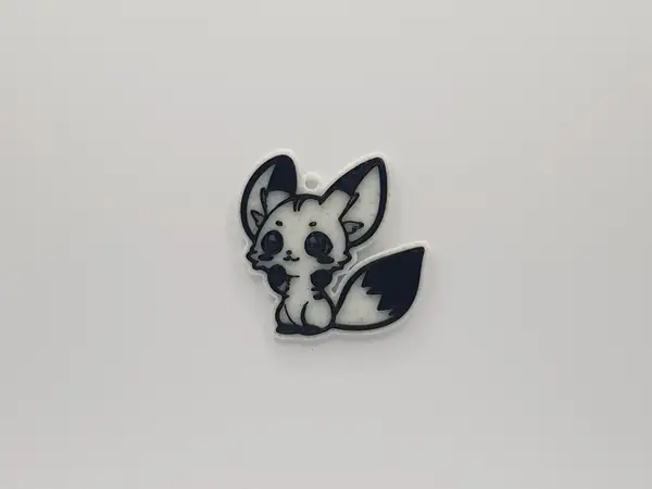 Cute Fennec Fox Keychain