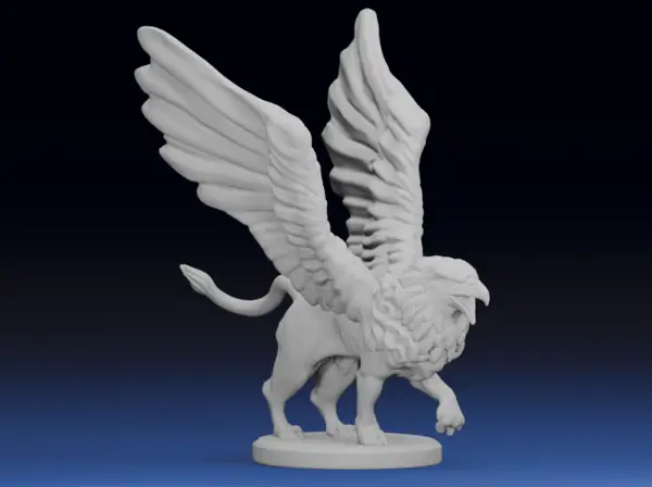 Griffin Statue Figure