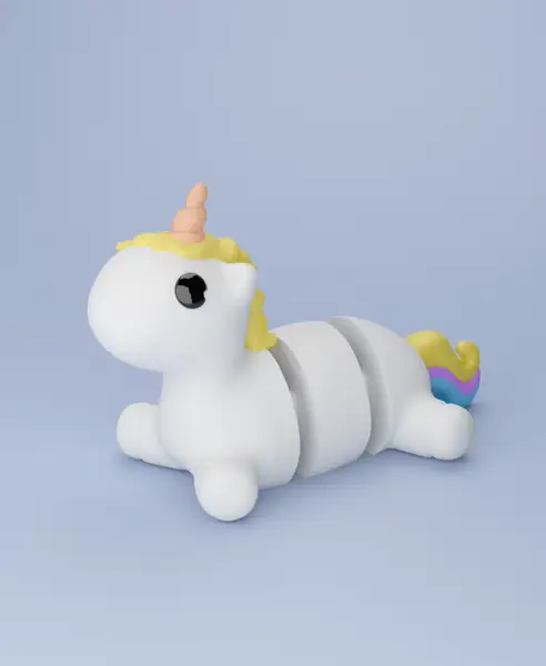 3D Flexi Unicorn Keychain (Limited Time Free)