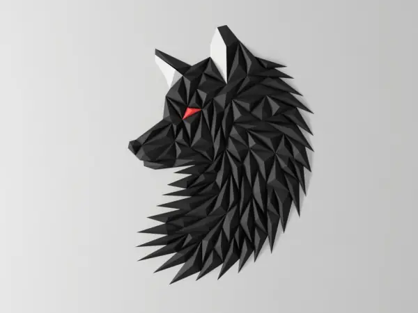 Wolf / Fox Head (Easy Assembly)