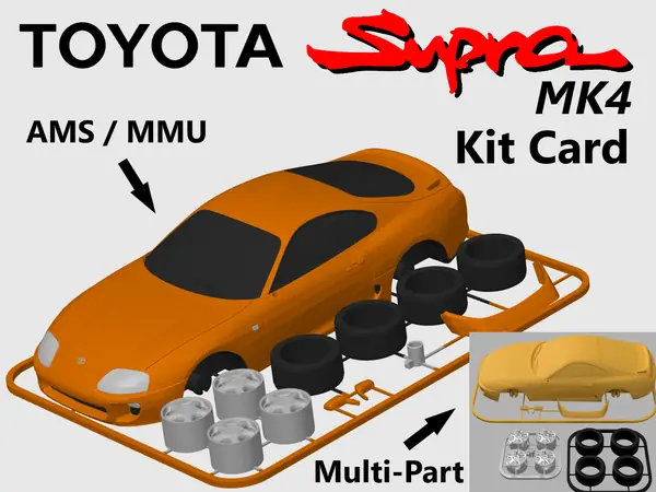 Toyota Supra MK4 Kit Card