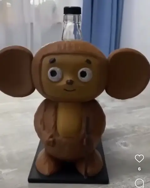 Cheburashka Flaschenhalter Jack Daniels