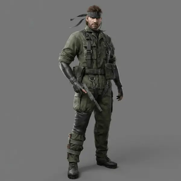 Vintage Video Games - Metal Gear Solid 3 Snake Eater - Big Boss - 2004
