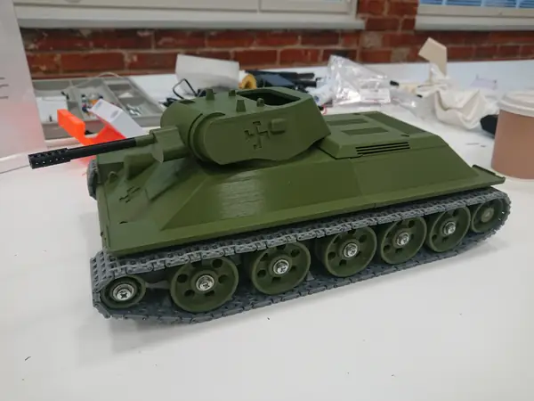 RC Tank T-34 PS. 231-1 Part 2 wheels and support arms