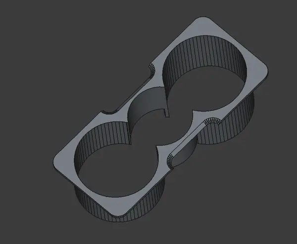 VW Golf 5 & Golf 6 cup holder - with small can in the middle