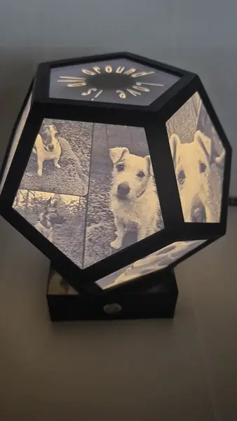 Litho lamp pentagon motor driven