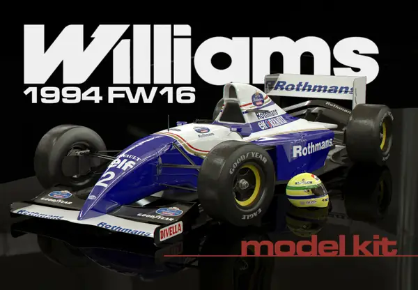 Ayrton Senna's Williams FW16: F1/Formula 1 Car Model Kit