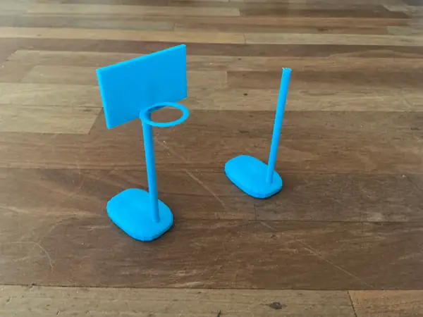 Mini desktop basketball hoop