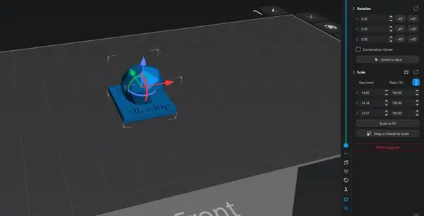 small anti aliasing test models for resin 3d printing.