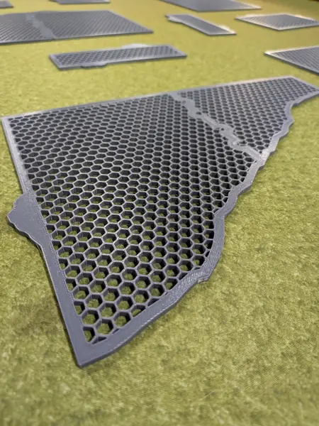 Warhammer 40K 11th Edition Terrain Area Templates