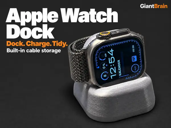 Apple Watch Charging Dock – Built-in Cable Storage