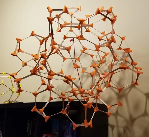 Popsicle Stick Truncated Pyramid Dodecahedron V2