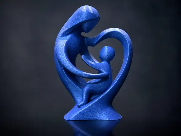 Mother & Child Love Sculpture