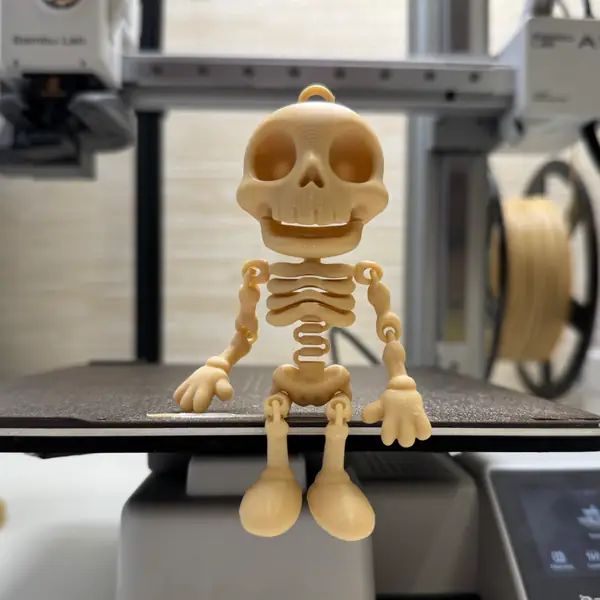 Jolly Skeleton – Articulated, Bouncy, Flexi, Rattly, 3D Printable Fun Buddy