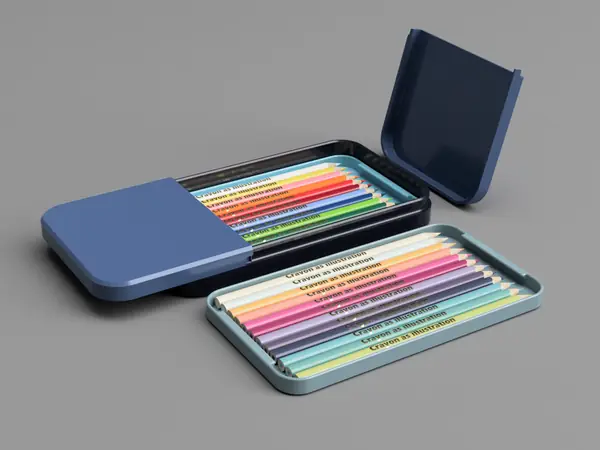 Box for Crayons and Pencils